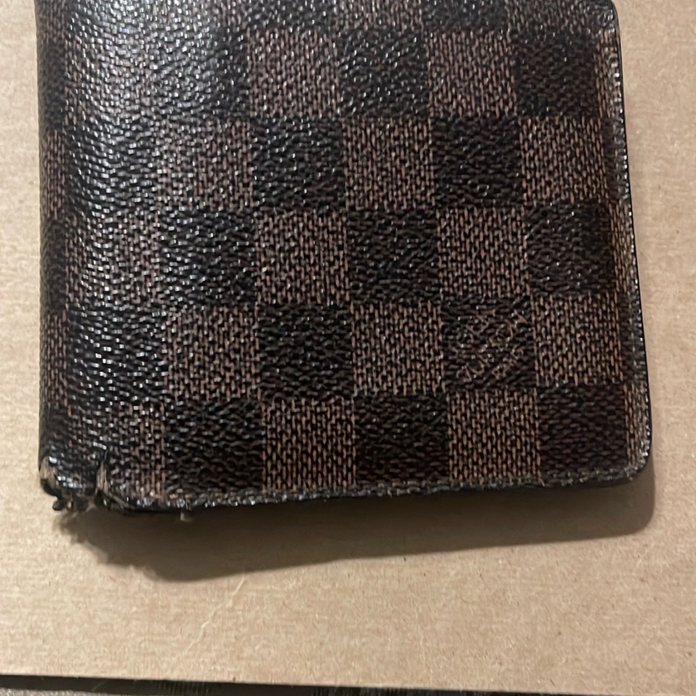 Louis Vuitton Brown Checkered Wallet